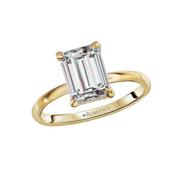 Romance Hidden Halo Semi-Mount Diamond Hidden Halo Engagement Ring Legacy Diamond & Gems Sheridan, WY