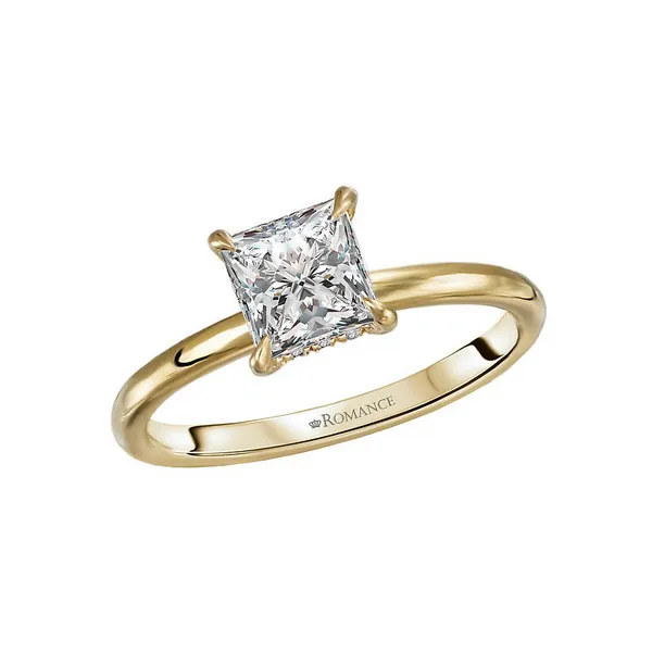 Romance Hidden Halo Semi-Mount Diamond Hidden Halo Engagement Ring Legacy Diamond & Gems Sheridan, WY