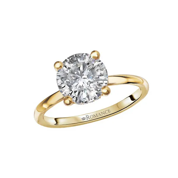 Romance Hidden Halo Semi-Mount Diamond Hidden Halo Engagement Ring Legacy Diamond & Gems Sheridan, WY