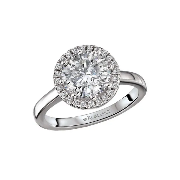 Romance Halo Semi-Mount Diamond Engagement Ring Legacy Diamond & Gems Sheridan, WY
