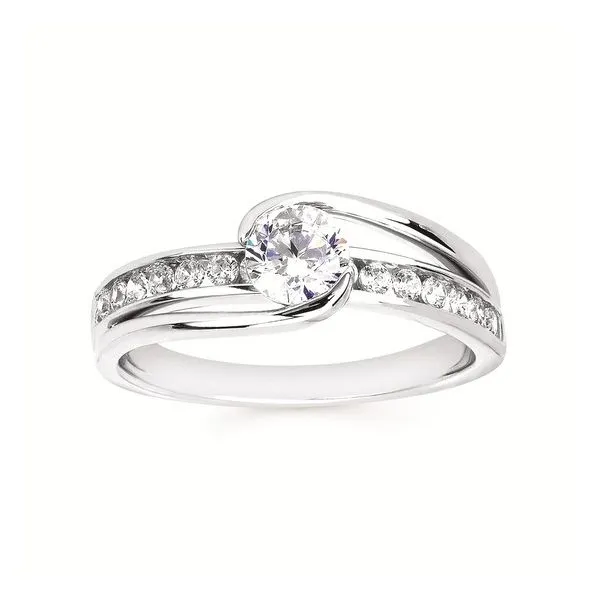 14K White Gold Diamond Semi Mount Engagement Ring Legacy Diamond & Gems Sheridan, WY
