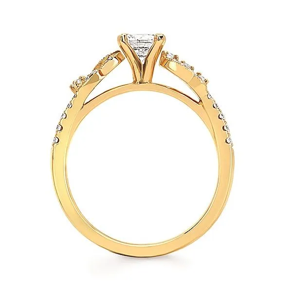 Diamond Semi Mount in 14K Yellow Gold Image 2 Legacy Diamond & Gems Sheridan, WY