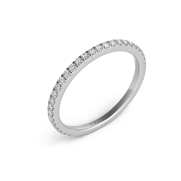 Diamond Prong Set Wedding Band 14K White Gold Legacy Diamond & Gems Sheridan, WY