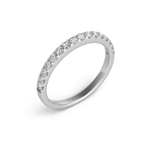 Diamond Prong Set Wedding Band 14K White Gold Legacy Diamond & Gems Sheridan, WY