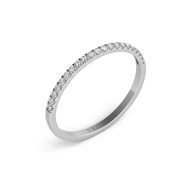 Diamond Prong Set Wedding Band 14K White Gold Legacy Diamond & Gems Sheridan, WY