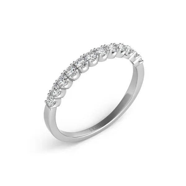 Diamond Prong Set Wedding Band 14K White Gold Legacy Diamond & Gems Sheridan, WY
