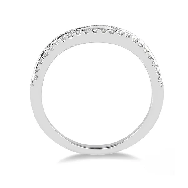 Diamond Prong Set Wedding Band in 14K White Gold Image 2 Legacy Diamond & Gems Sheridan, WY