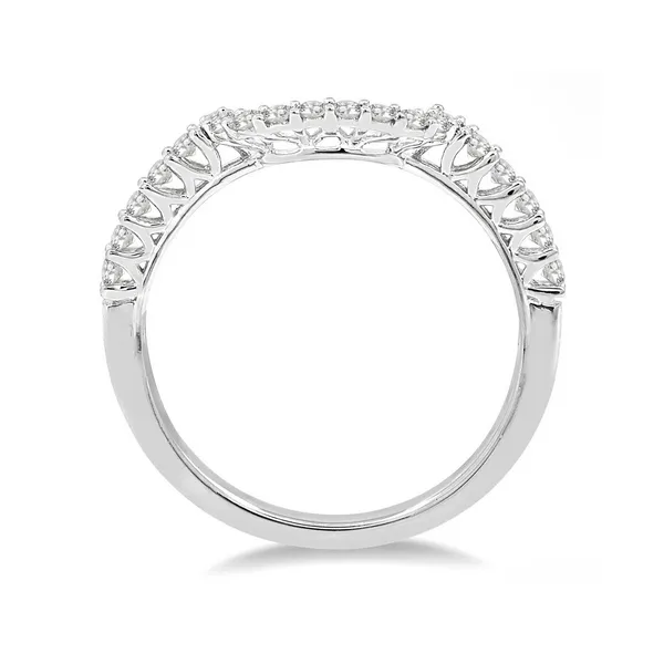 Diamond Prong Set Wedding Band Image 2 Legacy Diamond & Gems Sheridan, WY