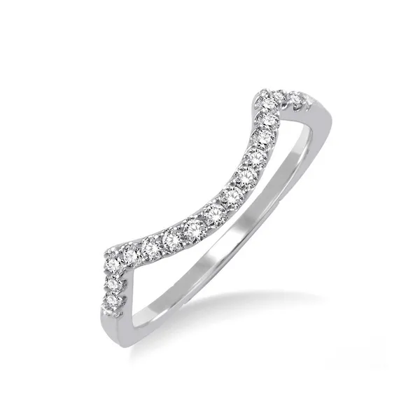 Diamond Prong Set Wedding Band in 14K White Gold Legacy Diamond & Gems Sheridan, WY