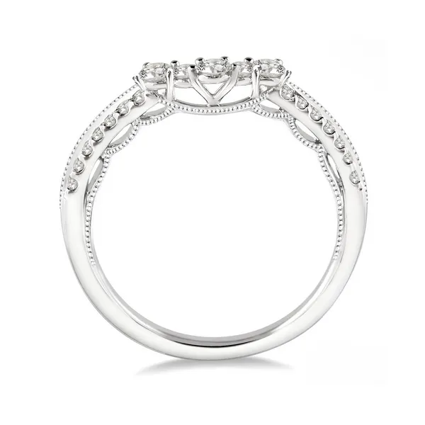 Diamond Prong Set Wedding Band in 14K White Gold Image 2 Legacy Diamond & Gems Sheridan, WY