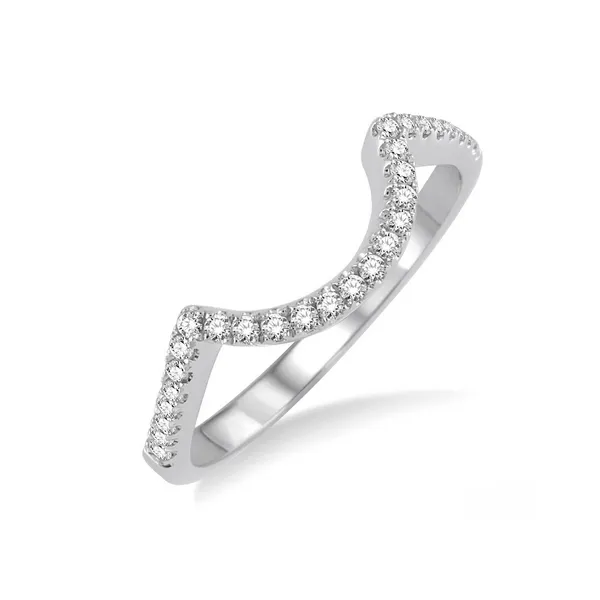 Diamond Prong Set Wedding Band 14K White Gold Legacy Diamond & Gems Sheridan, WY