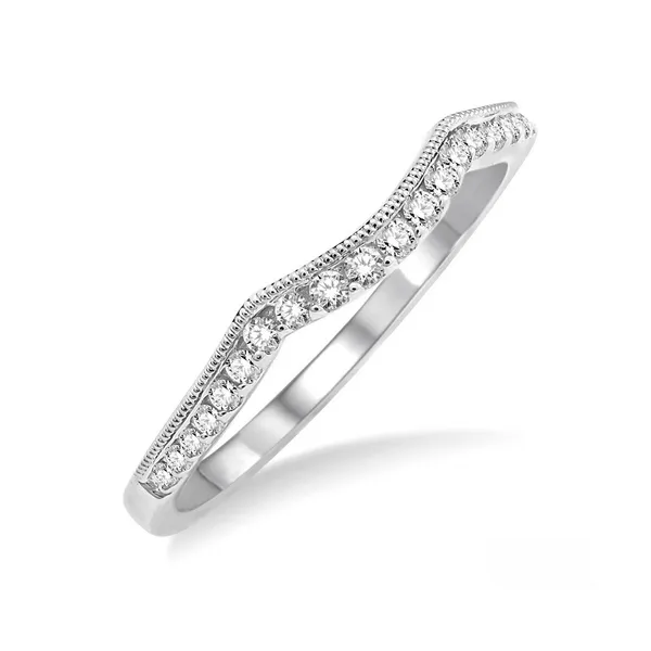 Diamond Prong Set Wedding Band in 14K White Gold Legacy Diamond & Gems Sheridan, WY