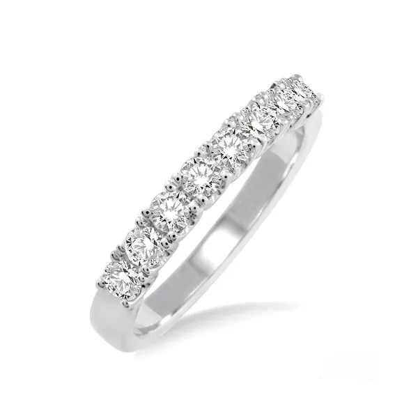 Diamond Prong Set Wedding Band in 14K White Gold Legacy Diamond & Gems Sheridan, WY