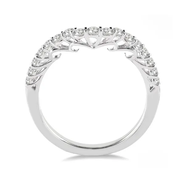 Diamond Prong Set Wedding Band in 14K White Gold Image 2 Legacy Diamond & Gems Sheridan, WY