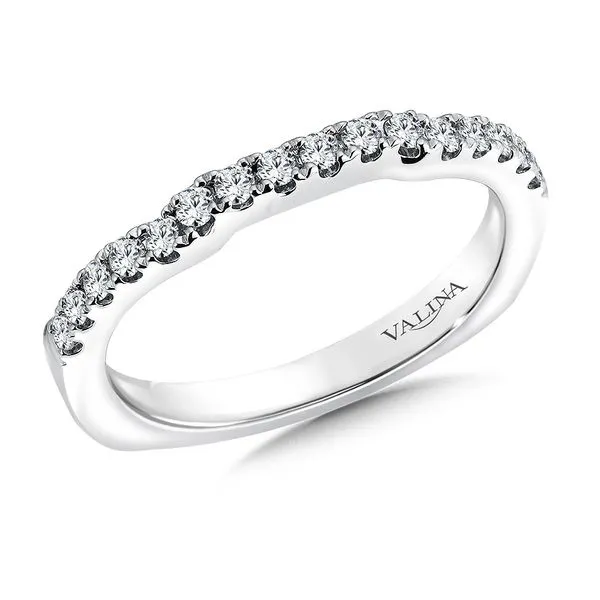 Diamond Prong Set Wedding Band in 14K White Gold Legacy Diamond & Gems Sheridan, WY