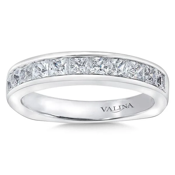 Diamond Channel Set Wedding Band in 14K White Gold Legacy Diamond & Gems Sheridan, WY
