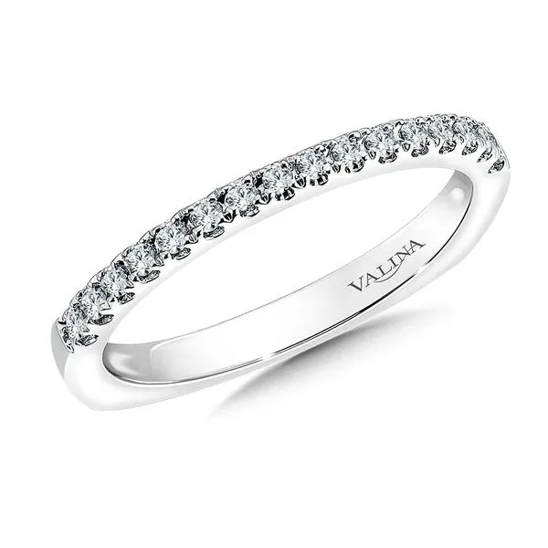 14K White Gold Diamond Prong Set Wedding Band Legacy Diamond & Gems Sheridan, WY