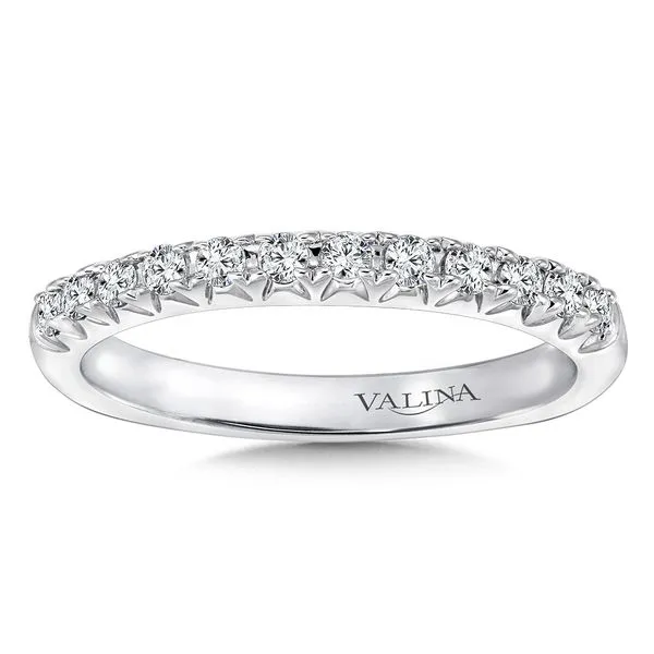 Diamond Prong Set Wedding Band 14K White Gold Legacy Diamond & Gems Sheridan, WY
