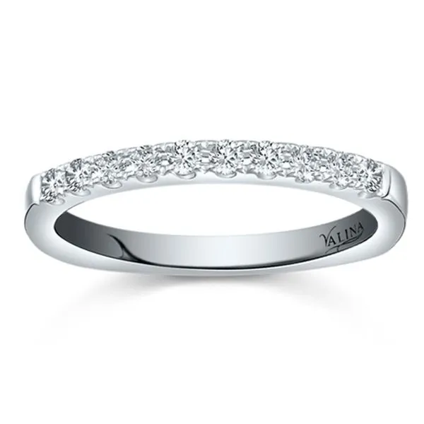 Diamond Prong Set Wedding Band 14K White Gold Legacy Diamond & Gems Sheridan, WY