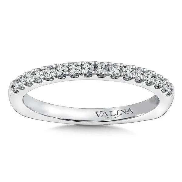 Diamond Prong Set Wedding Band in 14K White Gold Legacy Diamond & Gems Sheridan, WY