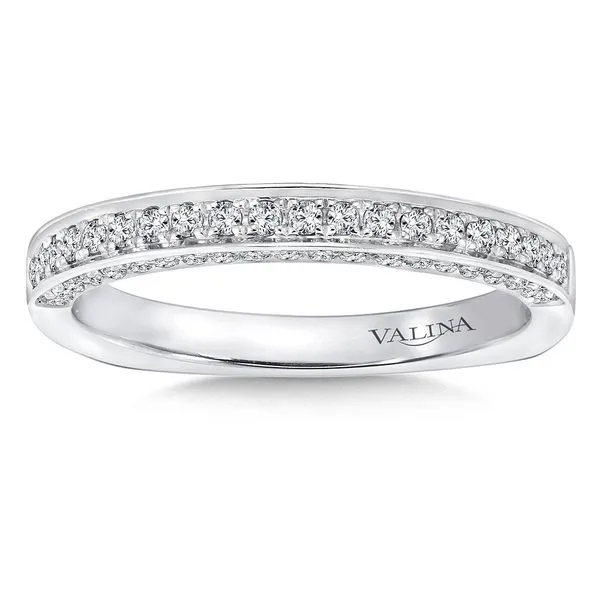 Diamond Bead Set Wedding Band 14K White Gold Legacy Diamond & Gems Sheridan, WY