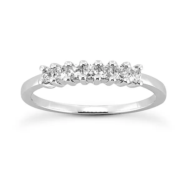 14K White Gold Diamond Prong Set Wedding Band Legacy Diamond & Gems Sheridan, WY