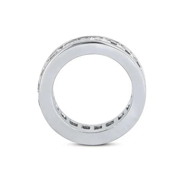 14K White Gold Diamond Channel Set Wedding Band Image 2 Legacy Diamond & Gems Sheridan, WY