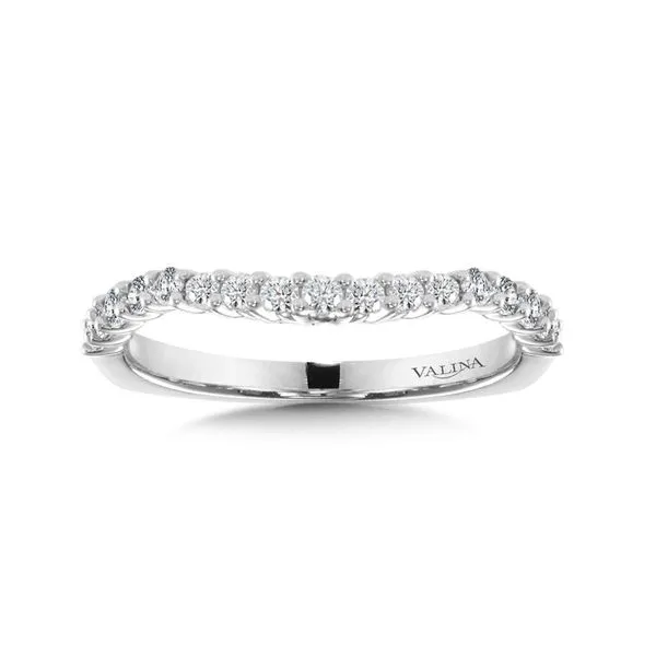 14K White Gold Diamond Prong Set Wedding Band Legacy Diamond & Gems Sheridan, WY