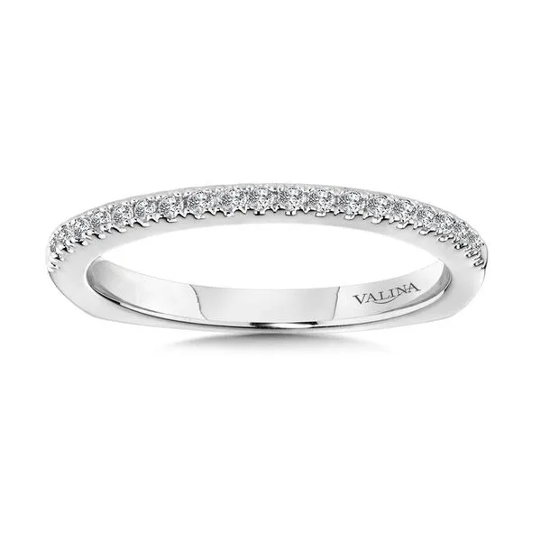 14K White Gold Diamond Prong Set Wedding Band Legacy Diamond & Gems Sheridan, WY