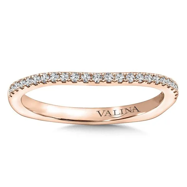 Diamond Prong Set Wedding Band in 14K Rose Gold Legacy Diamond & Gems Sheridan, WY