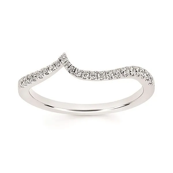 Diamond Prong Set Curved Wedding Band Legacy Diamond & Gems Sheridan, WY