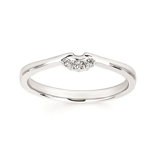 Diamond Prong Set Wedding Band in 14K White Gold Legacy Diamond & Gems Sheridan, WY