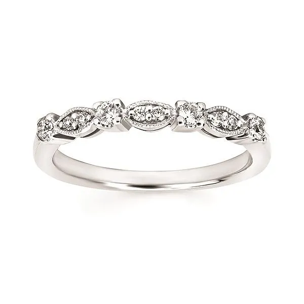 Diamond Wedding Band with Milgrain Detail Legacy Diamond & Gems Sheridan, WY