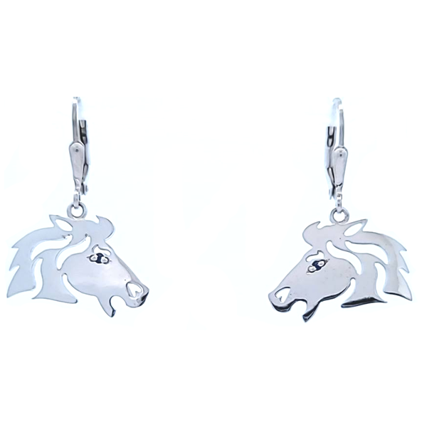 Sheridan High School Bronc Earrings Legacy Diamond & Gems Sheridan, WY