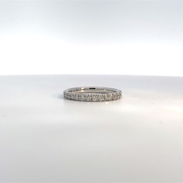 14 Karat White Gold 0.5 CTW Diamond Wedding Band Leitzel's Jewelry Myerstown, PA
