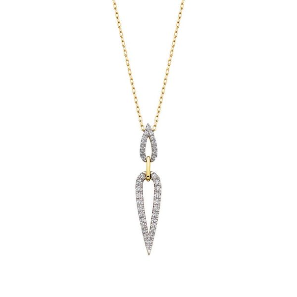 Diamond Teardrop Pendant Leitzel's Jewelry Myerstown, PA