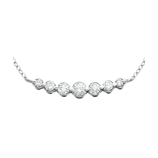 Diamond Smile Necklace 0.15ctw Leitzel's Jewelry Myerstown, PA
