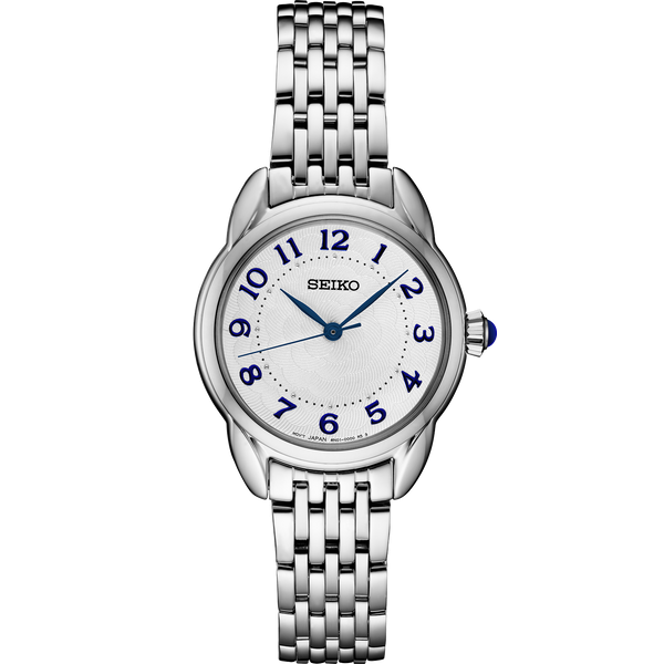 Seiko Stainless Steel Dress Watch With White Radial Pattern | Leitzel's Jewelry | Myerstown, PA Seiko Stainless Steel Dress Watch With White Radial Pattern | Leitzel's Jewelry | Myerstown, PA