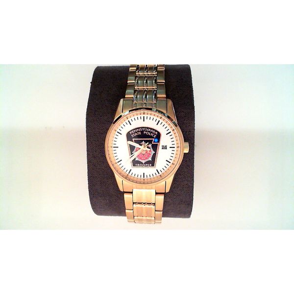 Lady's Stainless Steel Pennsylvania State Police Patch Watch Leitzel's Jewelry Myerstown, PA