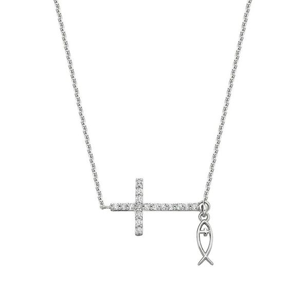 Sterling Silver Cross Pendant Leitzel's Jewelry Myerstown, PA