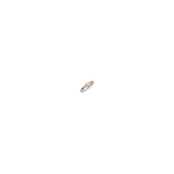 Children's 14kt Yellow Gold Polished Heart Signet Ring similar item image