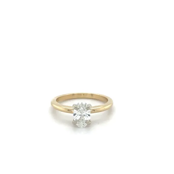 14Kt Yellow Gold Solitare Diamond Engagment Ring .90Ct F Si1 Lennon's W.B. Wilcox Jewelers New Hartford, NY