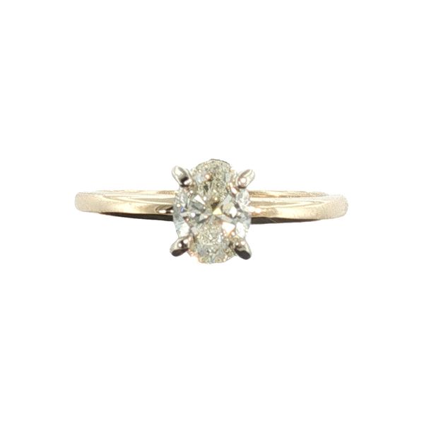 14Kt Yellow Gold Solitare Diamond Engagment Ring .80Ct H Si2 Lennon's W.B. Wilcox Jewelers New Hartford, NY