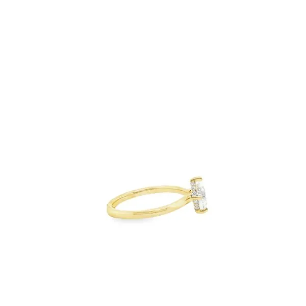 14Kt Yellow Gold Solitaire Diamond Engagement Ring Containing One Pear Diamond .72CTTW  Image 2 Lennon's W.B. Wilcox Jewelers New Hartford, NY