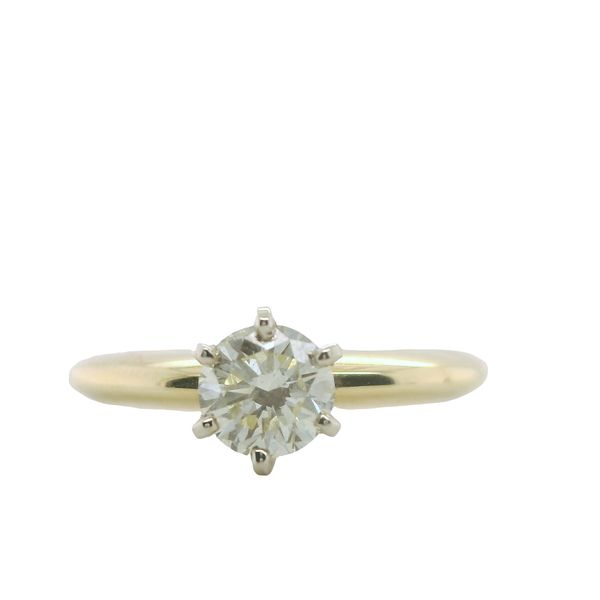 14KY SOLIATIRE ENGAGEMENT RING WITH ONE .56CT L SI2 DIAMOND Lennon's W.B. Wilcox Jewelers New Hartford, NY