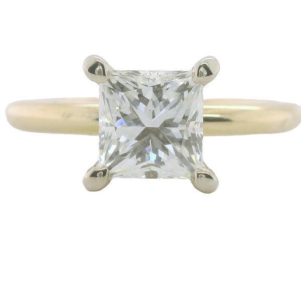 LOOSE 1.51 CT PRINCESS CUT NATURAL DIAMOND  K/SI1 SET IN 4 PRONG 14K 4 PRONG SOLITAIRE MOUNTING <br>GIA CERT# 6237897576 Lennon's W.B. Wilcox Jewelers New Hartford, NY
