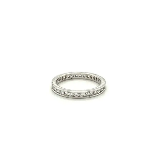 14kt White Gold Diamond Eternity Bamd Lennon's W.B. Wilcox Jewelers New Hartford, NY