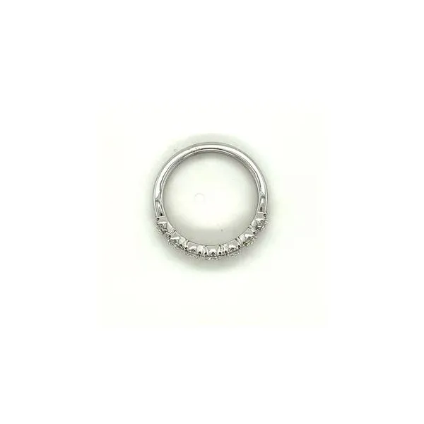 14Kt White Gold Diamond Round Band  Image 3 Lennon's W.B. Wilcox Jewelers New Hartford, NY