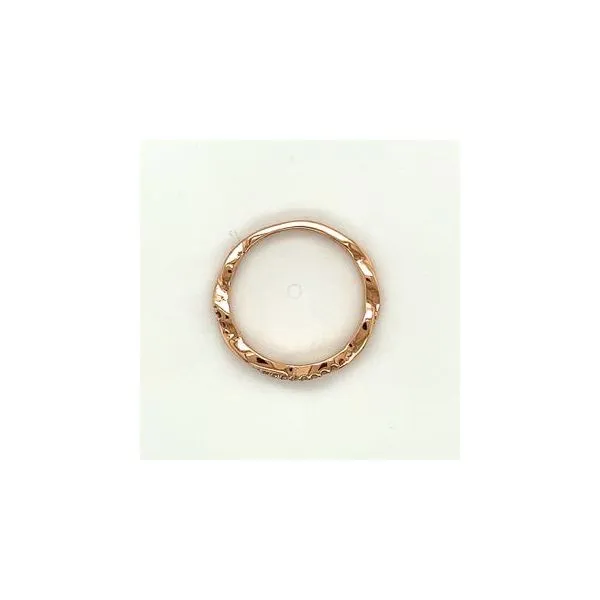 14Kt Yellow Gold Diamond Twist Wedding Band  Image 3 Lennon's W.B. Wilcox Jewelers New Hartford, NY