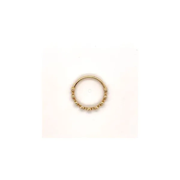 14Kt Yellow Gold Round Bezel Band Image 3 Lennon's W.B. Wilcox Jewelers New Hartford, NY